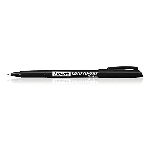 Gross 10 X Fine Tip Permanent Marker Pens Black Color Cd/Dvd Pen Marker